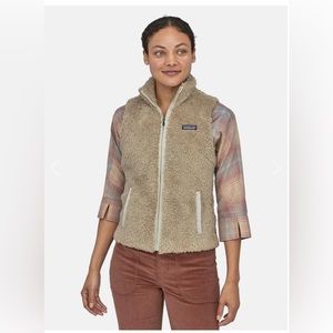 PATAGONIA || Los Gatos Women’s Tan Fleece Vest. Sz. S